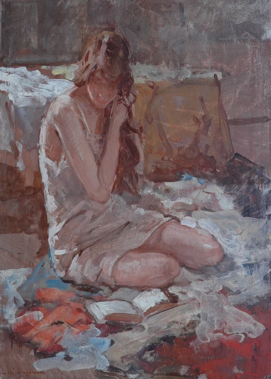 André Cluysenaar - Ragazza che legge
